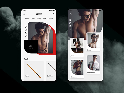 Daily UI Challenge: Jan 17 2020 app branding concept design fashion fashion app fictional figma harry potter retail ui ui challenge uiconcept ux uxdesign uxui