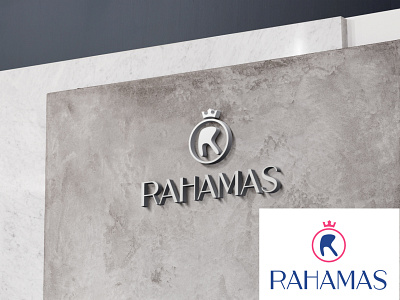 Rahamas Logo crown design flat investment logo popular ring vector