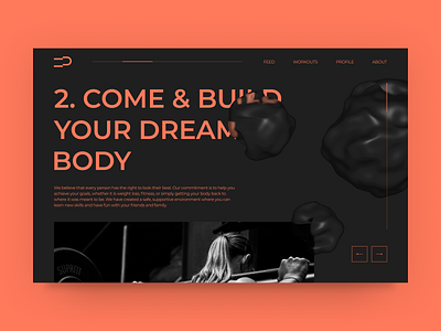 Fitness & Workout Landing Page