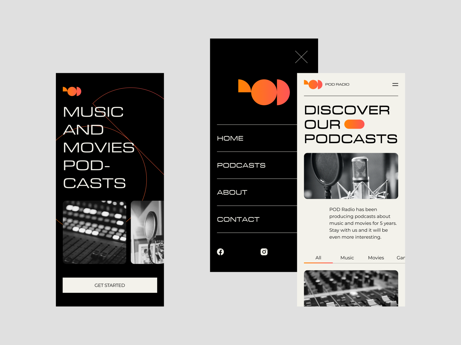 Podcast App — UI/UX Design by Roma Tishin on Dribbble