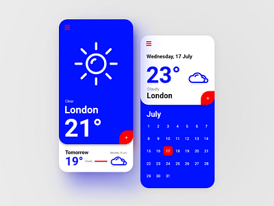 Weather App UI Concept