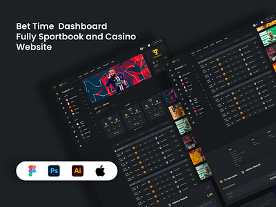 Bet Time Dashboard Fully Sportbook UI/UX Design