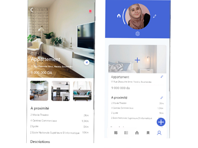 Application Vente d'appartements ui/ux design part1