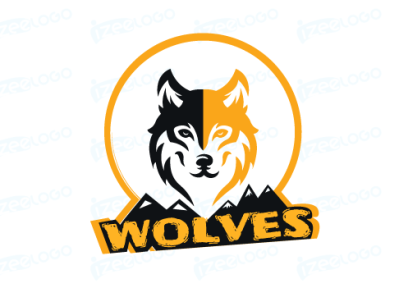 logo wolves graphic design illustrator logo loups logo wolves