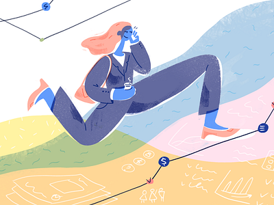 Women in Business - Editorial Illustration