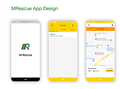 Mrescue App Design