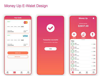 MoneyUp App Design