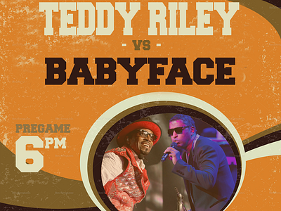 Teddy Riley vs Babyface flyer