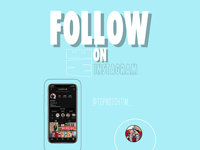 Follow me on Instagram! artist branding design digital art layers