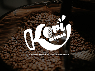 Kopikamu Logo for coffee shop or coffee bean