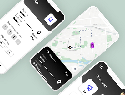 Transportation Mobile App Design mobile apps transportation ui design