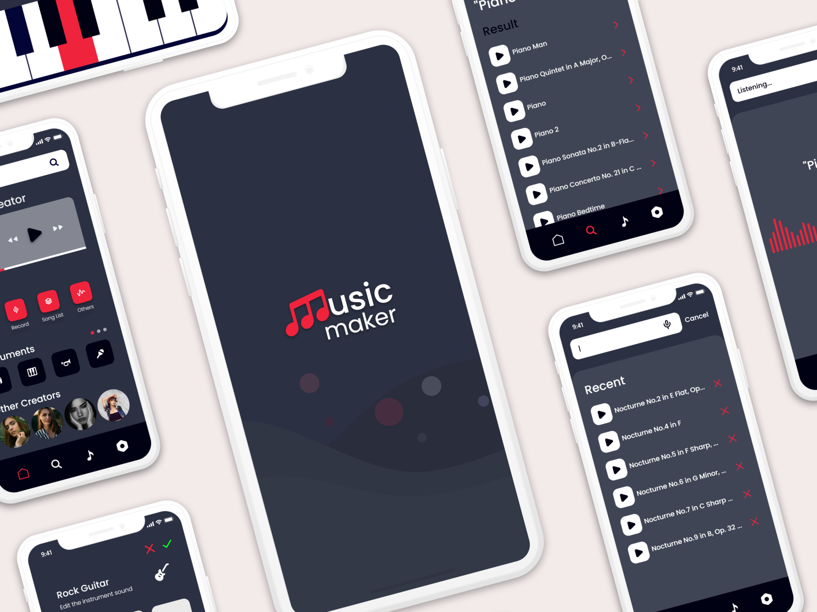 Music Maker Mobile App by putri diani on Dribbble