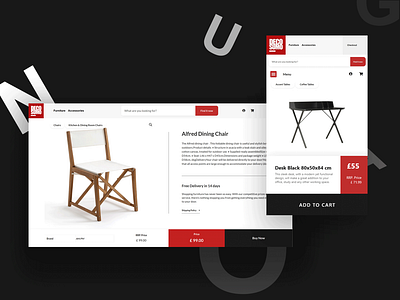 Furniture E-commerce Product Page