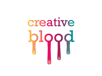 Creative Blood Logo Design blood creative identity design logo logo design specturm