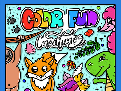 Color Fun Creatures Coloring Book