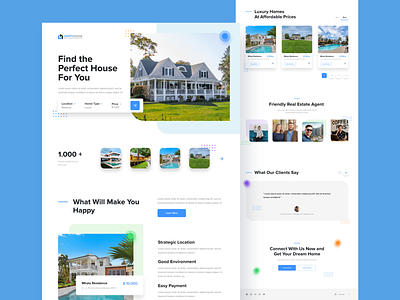 Real Estate Landing Page Exploration