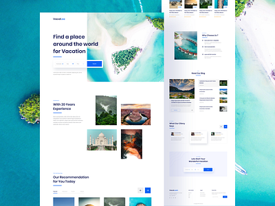 Travel Agency Landing Page Exploration design landing page mhala ui ui design ui ux design ux