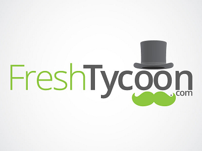 Fresh Tycoon fresh gentleman logo moustache top hat tycoon