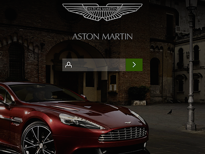 Aston Martin app concept app aston martin black brand car concept dark green ipad