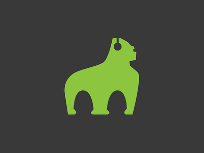 MOGO Radio app branding gorilla icon illustration logo