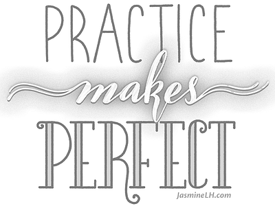 Daily Doodle 2016 – Practice Perfect adobe photoshop daily doodle digital lettering doodle drawing hand lettering illustration instagram lettering photoshop photoshop lettering