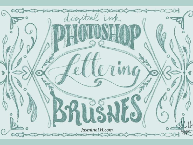 Lettering Brushes WIP Sketch by Jasmine Lové on Dribbble