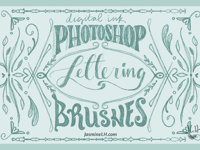 Photoshop Lettering Brushes WIP Sketch digital art digital lettering hand lettering illustration lettering modern script photoshop brushes procreate script lettering sketch typography wip