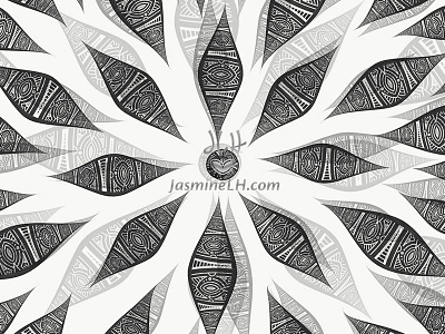 Tribal Art Brush adobe capture adobe sketch black and white brush making drawing illustration instagram pattern tribal