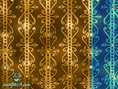 Pattern Play 1 | Fancy adobe sketch blue digital art doodle drawing fancy gold illustration pattern design patterns texture