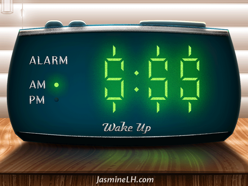 Wake Up • Cake Up alarm clock digital art dreams goals hand lettering hip hop illustration lettering money music photoshop rap music