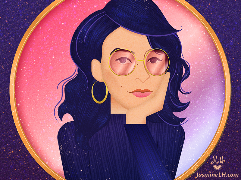 Marly Gallardo Portrait | Adobe Live Entry entry behance contest adobe live vector art photoshop illustrator digital art drawing illustration