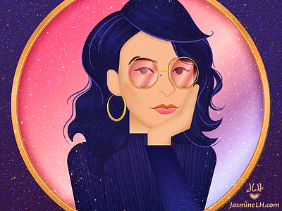 Marly Gallardo Portrait | Adobe Live Entry adobe live behance contest digital art drawing entry illustration illustrator photoshop vector art