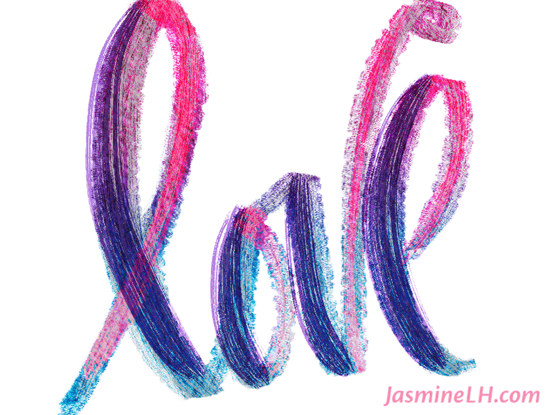 Love. digital art digital painting painterly photoshop illustration love illuminated luminous golden hand lettering handlettering lettering