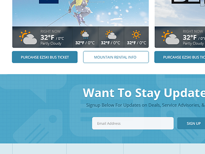 Ski Bus Mountains Page black blue bus design grid orange responsive simple ui ux web design