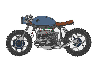 Cafe Racer Vector