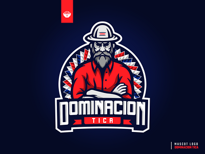 Dominacion Tica Mascot Logo