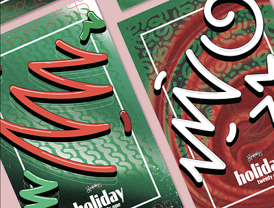 Journeys Holiday '21 Poster Campaign branding color design illustration logo mockup poster typography vector