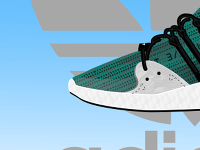 Adidas EQT Boost adidas illustration pattern shoe texture