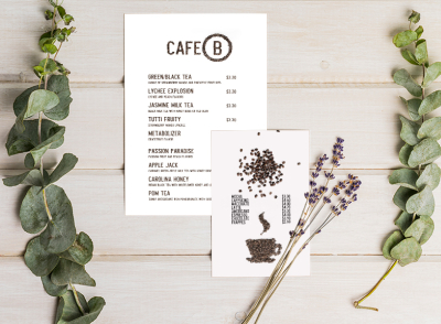 Cafe B - Menu By Erjon Ajazi On Dribbble