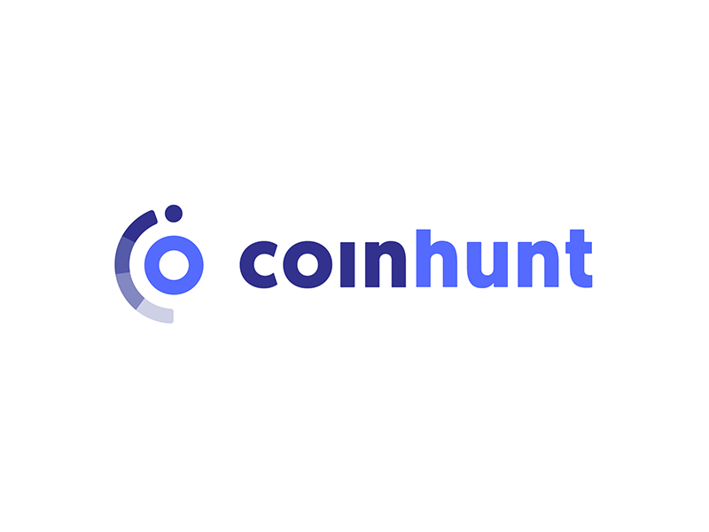 coinhunt branding animation bitcoin branding cryptocurrency ico identity logo