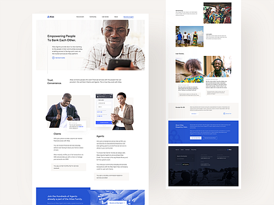 atlas landing banking fintech landing lp minimal modern page tonik web webdesign