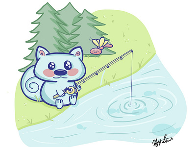Fishing squirrel