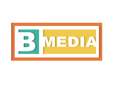 Baumy Media Logo Idea 1 rnd 2 illustrator logo negative space
