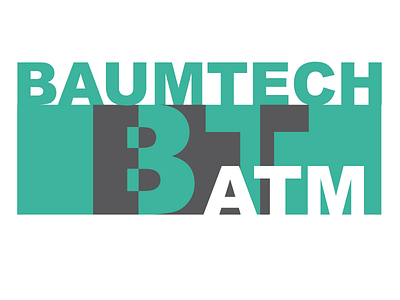 BaumTech idea 3 illustrator logo negative space