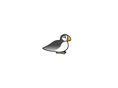 My puffin doodle illustrator puffin rebound