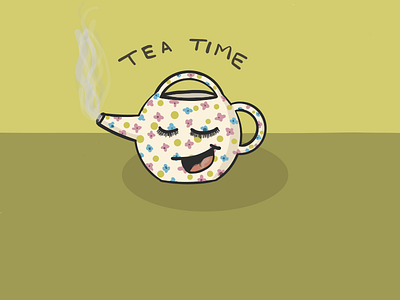 Tea time vector