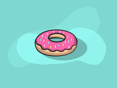 Yummy donut donut illustration illustrator draw sketch vector