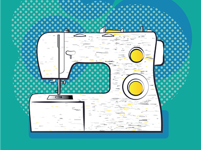 Free download vector sewing machine design free ai free donload free vector illustration illustrator sewing sewing machine