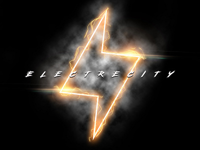Electrecity Effect design effect electricity graphic design photoshop