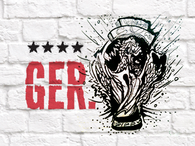 Congratulations Germany worldcup germany brazil2014 worldchampions illustration art graffitti